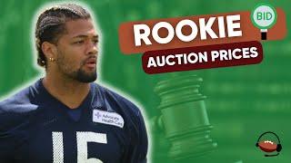 Anticipating Rookie Auction Draft Salary Prices | Auction Fantasy Football