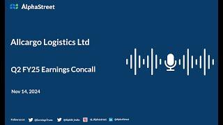 Allcargo Logistics Ltd Q2 FY2024-25 Earnings Conference Call