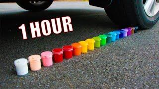 Crushing Crunchy & Soft Things by Car! - 1 HOUR Crushing Things by Car!