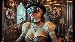 Ai generated futuristic Steampunk Short Film