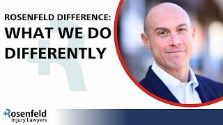 What Rosenfeld Injury Lawyers Does Differently Than Other Chicago Law Firms :: Rosenfeld Difference!