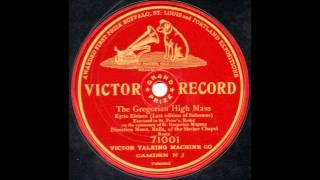 Antonio Rella directs Gregorian High Mass at Saint Peter's in 1904 - Kyrie Eleison