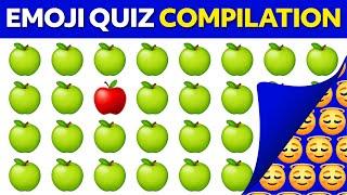 Find The Odd Emoji Out & More to Win This Quiz! | Ultimate Emoji Quiz Compilation #1