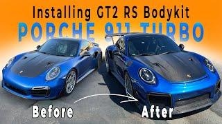 PORSCHE TURBO / GT2RS CONVERSION INCREDIBLE CAR BUILD TRANSFORMATION