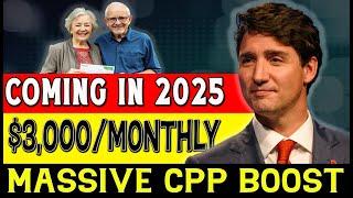 Massive CPP Boost Coming in 2025: $3,000 Monthly for Seniors Explained