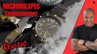 MICROMILSPEC "SMOKE JUMPER" Automatic Dive Watch REVIEW | A Swiss Made DIVE WATCH TO CONSIDER!