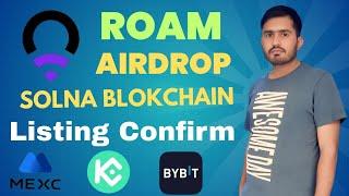 Roam Airdrop On Solana Explained Earning And withdrawing points Step -by-Step Guide #blockchain #