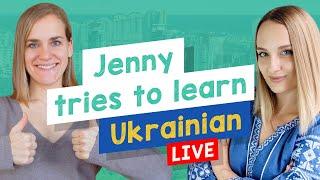 Jenny tries to learn Ukrainian with Nika from VERBA