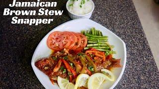 HOW TO COOK JAMAICAN BROWN STEW FISH