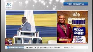 Ahwiaa - Meduma Church of Christ Lectureship - Day 3 Part A (03/11/24) by Bro. Dr. Dan Owusu Asiamah