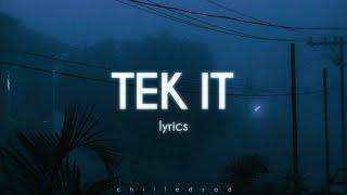 Cafuné - Tek It (Lyrics)