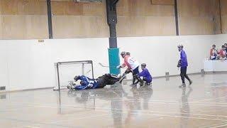 What A Save By Dean Salsnek! (Outlaws vs. Wizards) Ball Hockey