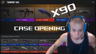 STANDOFF 2 Scorpion Case Opening x90!!!! "RARE KNIFE"