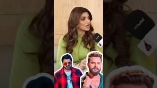 Akanksha Puri aur Khesari Lal Pawan Singh se related#pawansingh #khesarilalyadav #podcast #shorts