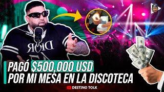 JADAR: UN MILLONARIO ME PAGO MEDIO MILLON DE DOLARES POR UNA MESA EN MI DISCOTECA