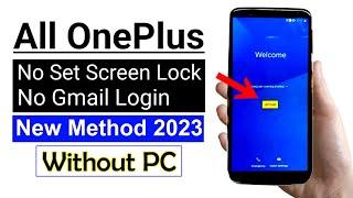 ANDROID 10 : All OnePlus FRP Bypass (without pc) | 2023 New Method 100% Working