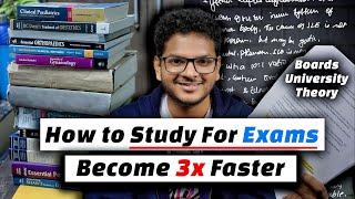 Study For Exams in Less Time  Boards, Proff  & Theory | Anuj Pachhel