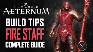 New World Aeternum Fire Staff Build Guide - How to Play Fire Staff in PvE & PvP 2024