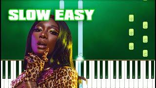 Megan Thee Stallion - Girls in the Hood (Slow Easy Piano Tutorial) (Anyone Can Play)