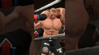 Brock Lesnar delivers 3 F5's to CM Punk #wwe #wwe2k24 #gameplay #gaming