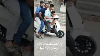 #olas1pro #ev #bhavish Ola S1 pro 300kg extreme load test