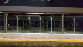 Night ride on the entire Ottawa O-Train Confederation Line (Line 1) east: Tunney's Pasture to Blair