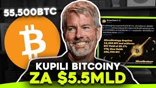 Michael Saylor nowym SATOSHI NAKAMOTO! 8% korekty po 35% wzrostu...