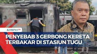 Kebakaran 3 Gerbong Kereta di Stasiun Tugu Yogyakarta, Menhub Tinjau Langsung TKP