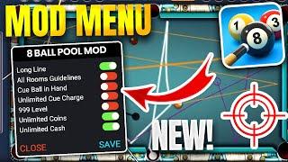  8 Ball Pool MOD Menu  Aim Tool & Long Lines Hack, Unlimited Money 8 Ball Pool (iOS/Android) 2024