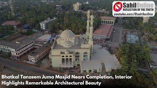 Bhatkal Tanzeem Juma Masjid Nears Completion, Interior Highlights Remarkable Architectural Beauty