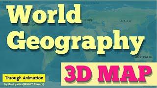 World Geography : South America Continent 3D MAP Animation | by Ravi Yadav (MNNIT Alumni)