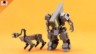 Lego Boston Dynamic Mini Mech part 1 (Tutorial)