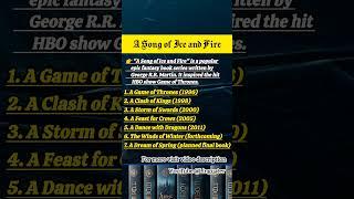 A Song of Ice and Fire Fantasy Series by George R.R. Martin | A Game of Thrones | #shorts #fantasy