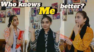 Who knows me better?|| Kon jeeta || competition b/w sisters