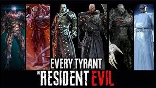 ALL TYPES/EVOLUTION OF TYRANTS in RESIDENT EVIL (Complete Series) 1996-2020 | BOSS BATTLE GAMEPLAY