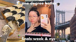 SUMMER VLOG: finishing up my master's, how i study for finals, spontaneous NYC trip