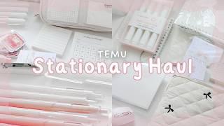 Stationery Haul | Temu school supplies  𐙚