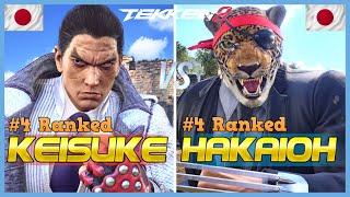 Tekken 8 ▰ KEISUKE (#4 Ranked Kazuya) Vs HAKAIOH (#4 Ranked King) ▰ High Level Gameplay