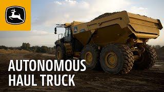 460 P-Tier Autonomous Articulated Dump Truck for Quarry Operations | John Deere Construction