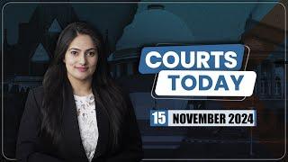 Courts Today 15.11.24:AIBE XIX Fee Challenged |Bihar Alcohol Ban| Animal Cruelty And More