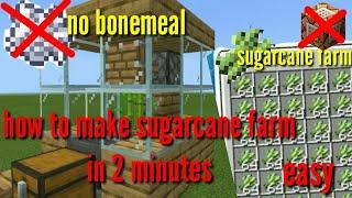 how to make sugarcane farm in Minecraft 1.17 | how to make sugarcane farm in Minecraft 1.17 pe |