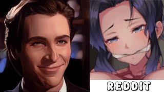 ANIME VS REDDIT (Sigma reaction meme)