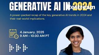 Generative AI in 2024 w/ Aishwarya