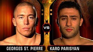 UFC Debut: Georges St-Pierre vs Karo Parisyan | Free Fight