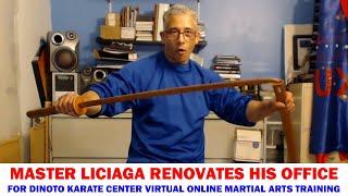 Peter Liciaga Studio Renovation 2020 - Martial Arts Online Virtual Training