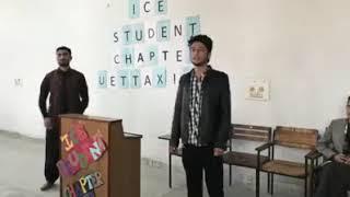 UET Taxila ICE student chapter ...Asif balti / song