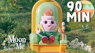 Mr. Onion's Golden Crown + Calming more!  Bedtime Stories with MOON and ME  5 Episode Compilation