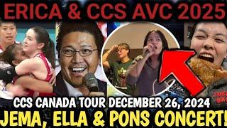 JEMA GALANZA, ELLA DEJESUS at PONS Nagconcert sa Canada! CREAMLINE update today December 26, 2024!