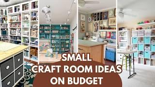 200 Small Craft Room Ideas on a Budget Organize with DIY Furniture and Smart Design Tips