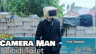 Cosplay Camera Man Box Skibidi Toilet‼️From Cardboard